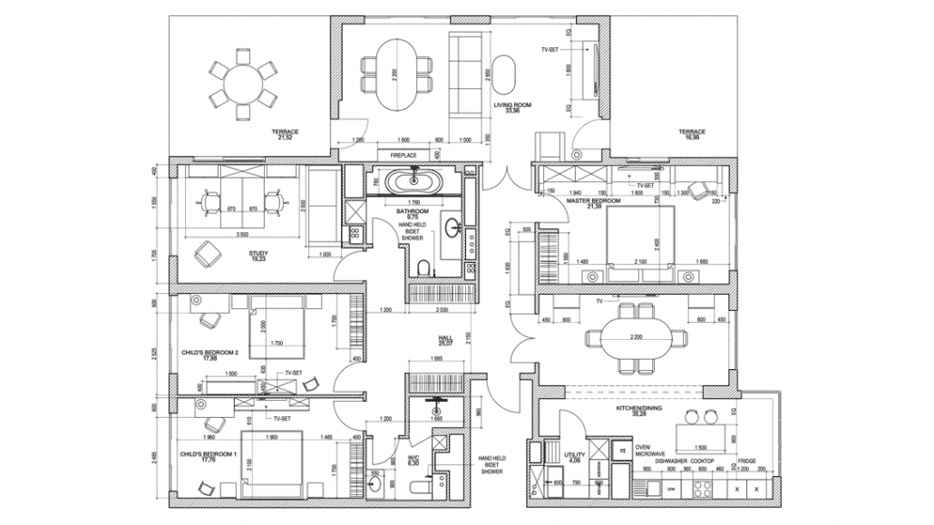 Interior Drawings for Design Services