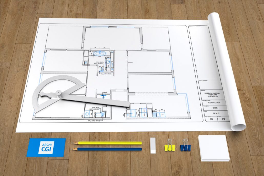 Top-Notch Floor Plan for an Residential Compound Apartment