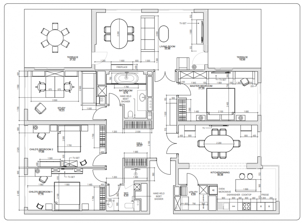 3D Floor Plan for an Apartment Interior Demonstration
