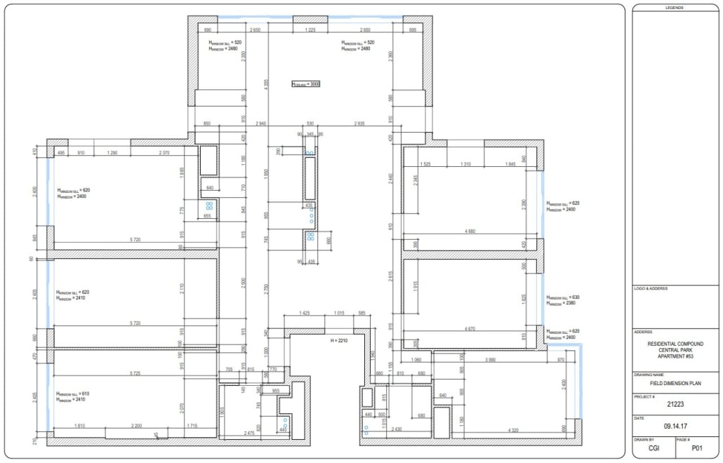 Wall Elevations Interior Design Drawings