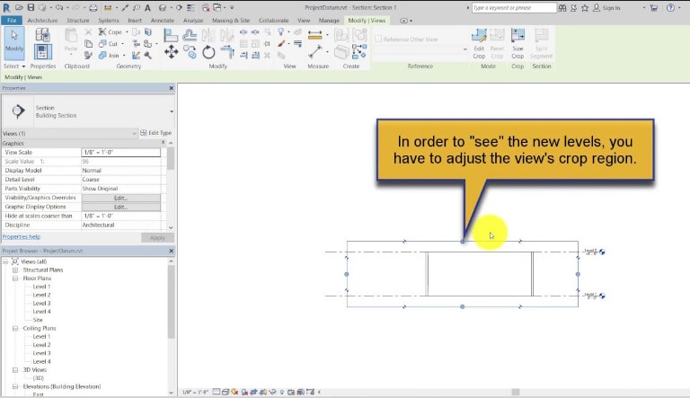 Datum Elements for Construction Models