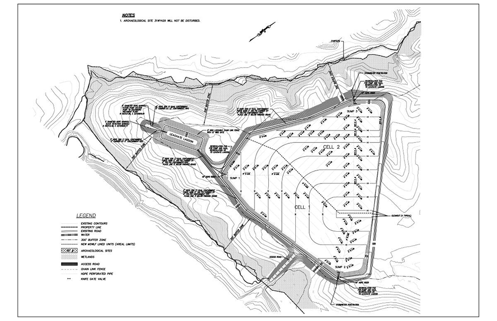 CAD Topographic Drafting for a Landscape Project