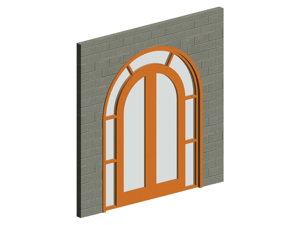 Window Revit 3D Models for a Millwork Project