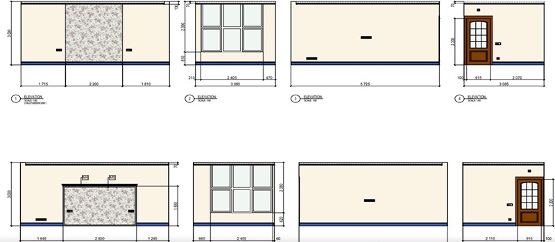 CAD Drawing for an Interior Design Project