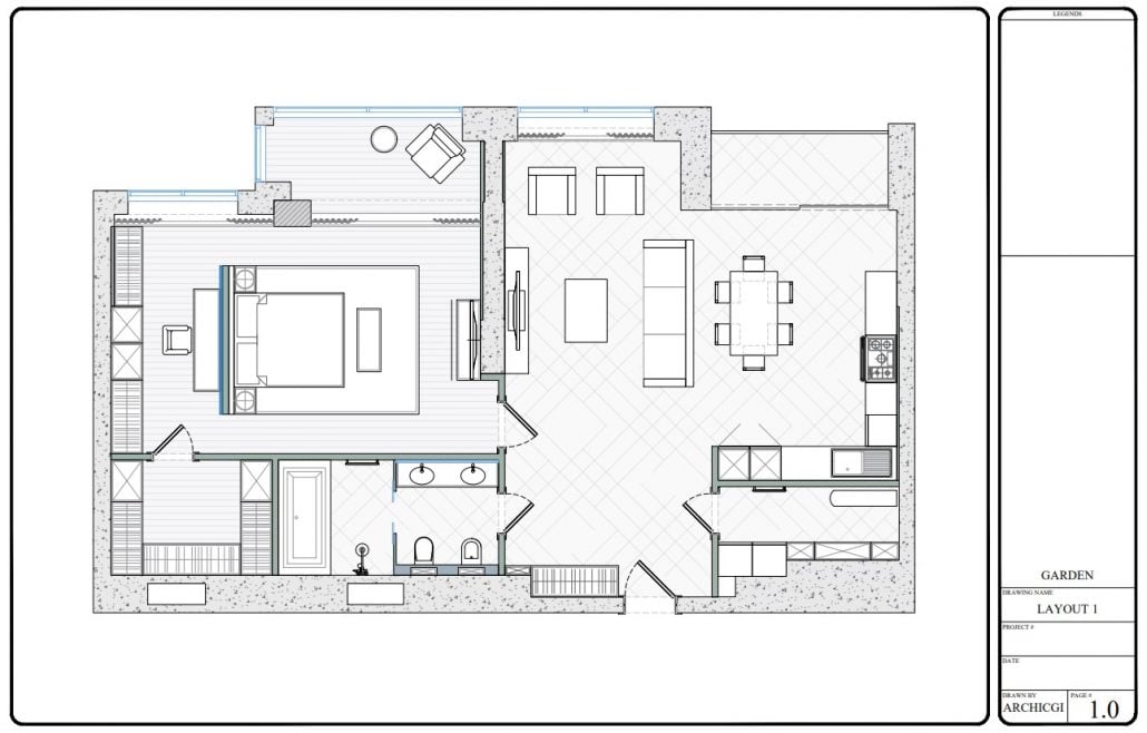 presentation drawing cad