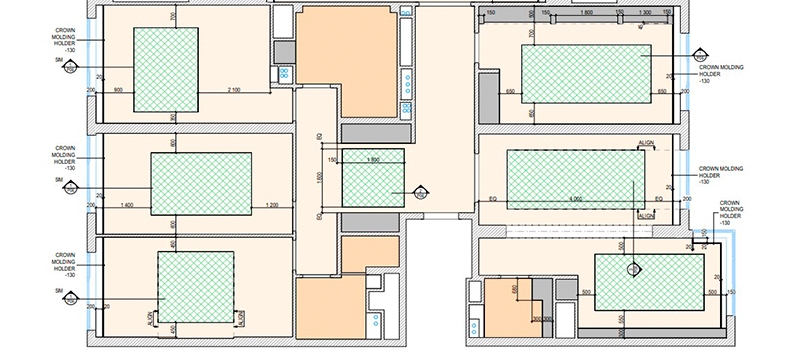 Ceiling Plan for a Design Project