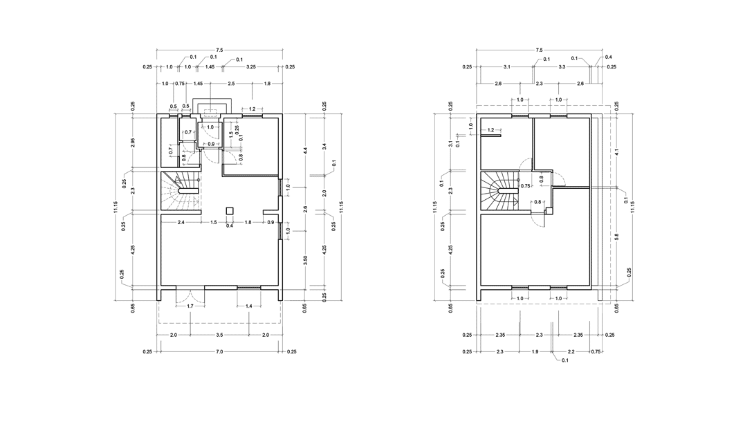 Old scanned drawing converted into a clean as-built CAD file