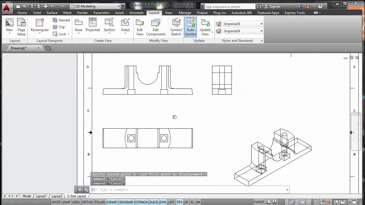 Paper drawing digitized into an editable as-built DWG file