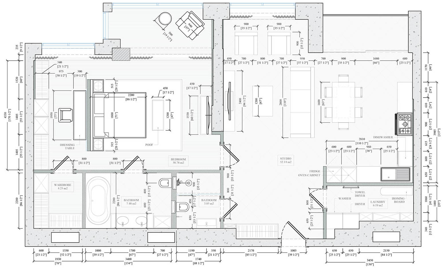 Floor Plans with Furniture Layout