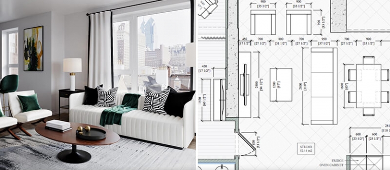 Drafting and Design of an Interior Project: Are They Different?