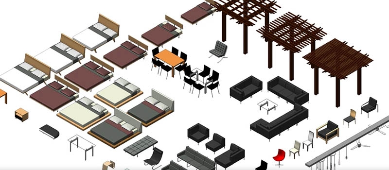 revit furniture blocks free download