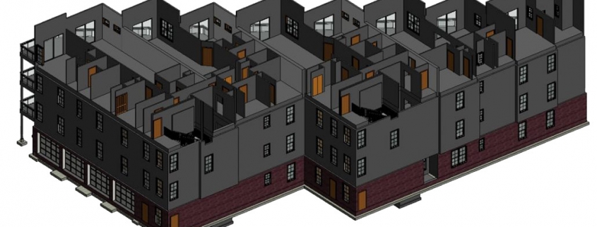 A BIM Model of an Architectural Project