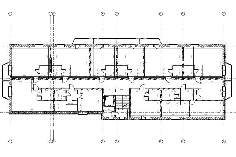 Floor Layout of Construction Type of Drafts