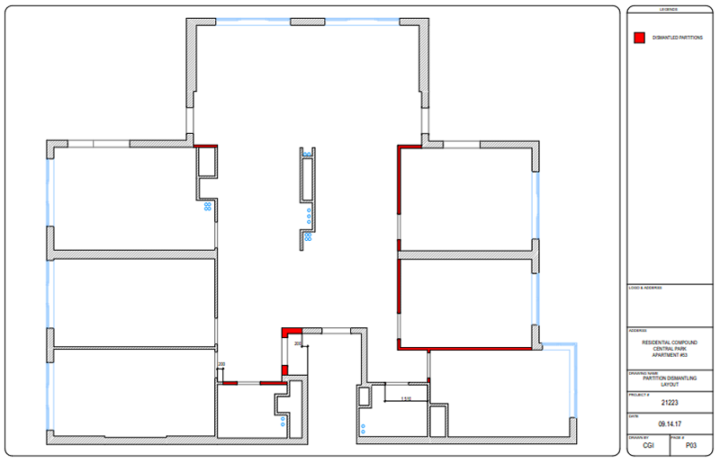 Mounting and Dismantling Schemes for Architects