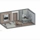 Revit for Interior Designers: Kitchen/Living Room 3D View