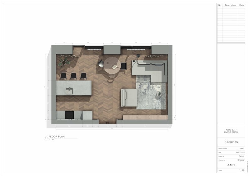 General Floor Plan in a Revit File