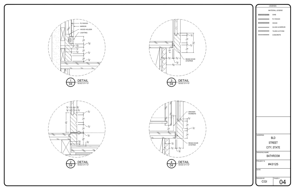 Cabinet joinery details Joinery details on cabinet shop drawings
