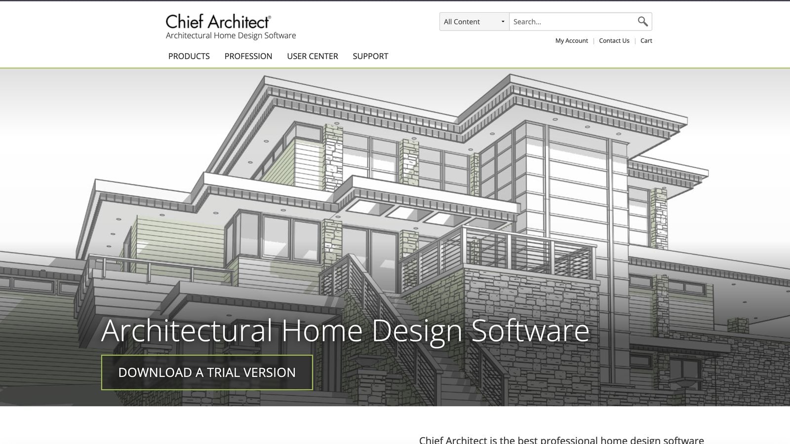 Chief Architect: paid CAD software for residential design