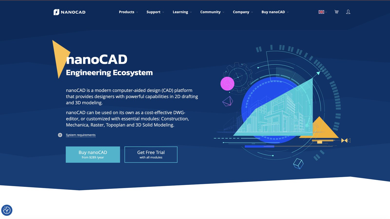 cad-software-nanocad nanoCAD: free CAD software with an AutoCAD style interface