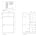 Closet shop drawings: key plan with two elevations of a his closet