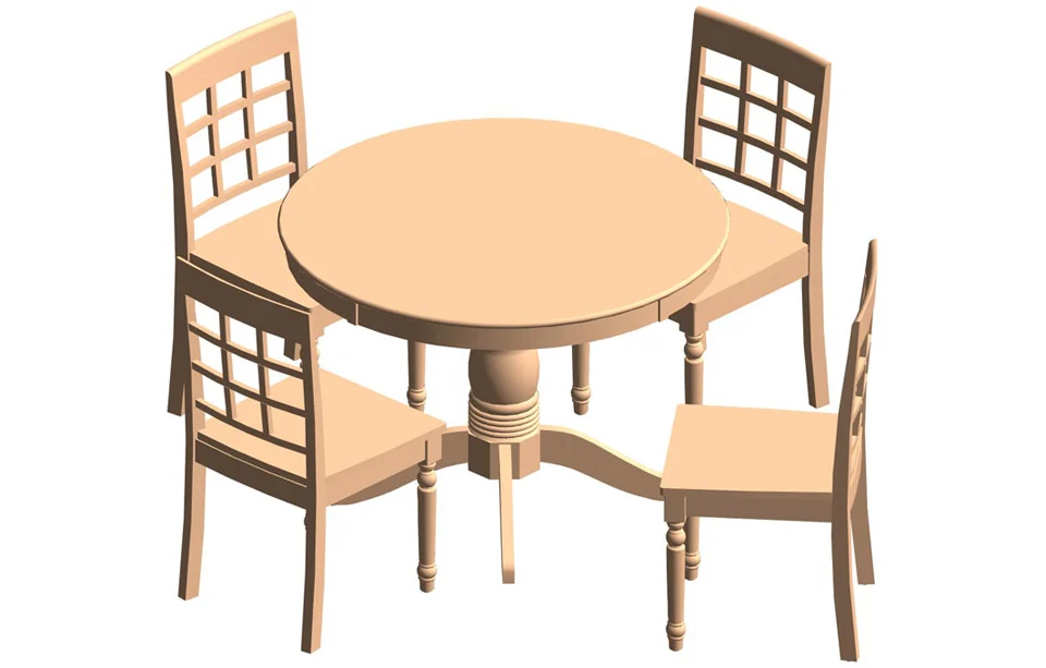 Product BIM models for a furniture catalog