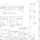 Wood slat wall plan section and details showing Z-clips, anchoring to fins and items marked by others